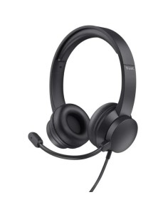 AURICULARES + MICROFONO TRUST HS-150 HEADSET 3.5MM BLACK