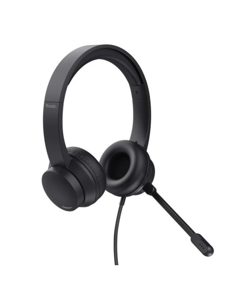 AURICULARES + MICROFONO TRUST HS-150 HEADSET 3.5MM BLACK
