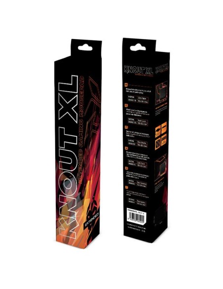 ALFOMBRILLA GAMING KROM KNOUT XL 900X350MM BLACK