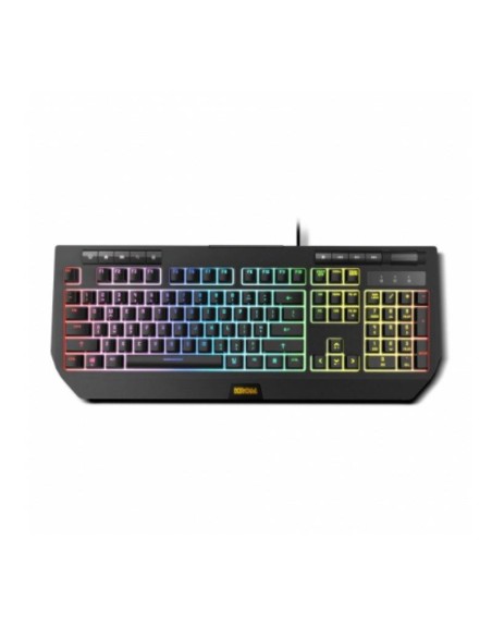 TECLADO + RATON GAMING KROM KRUSHER USB RGB SEMIMECANICO BLACK