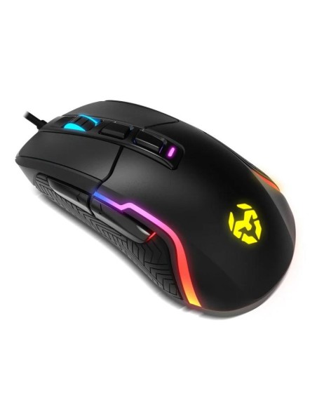 RATON KROM GAMING KICK RGB USB 1200DPI 7 BOTONES BLACK