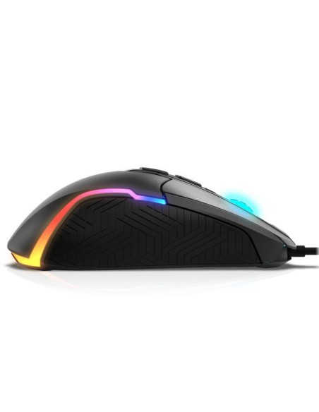 RATON KROM GAMING KICK RGB USB 1200DPI 7 BOTONES BLACK