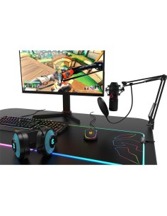 MICROFONO KROM KAPSULE PROFESIONAL + BRAZO ARTICULADO + FILTRO ANTIPOP USB 2