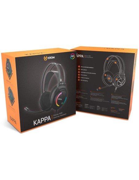 AURICULARES KROM KAPPA GAMING RGB