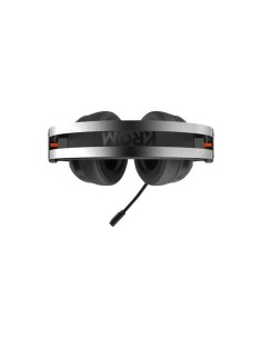 AURICULARES KROM KODE GAMING RGB USB BLACK/ORANGE 2