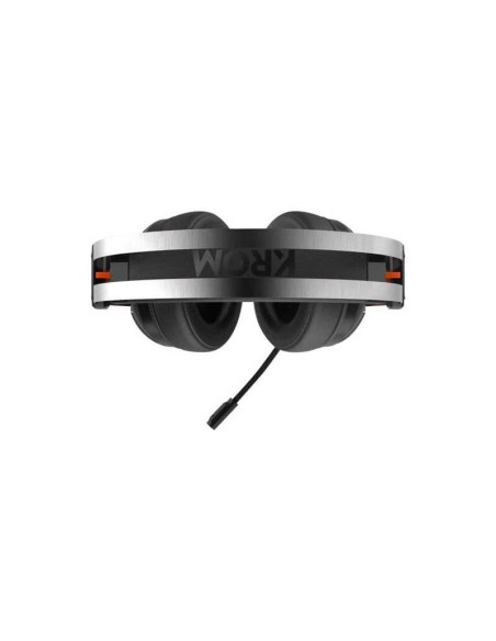 AURICULARES KROM KODE GAMING RGB USB BLACK/ORANGE
