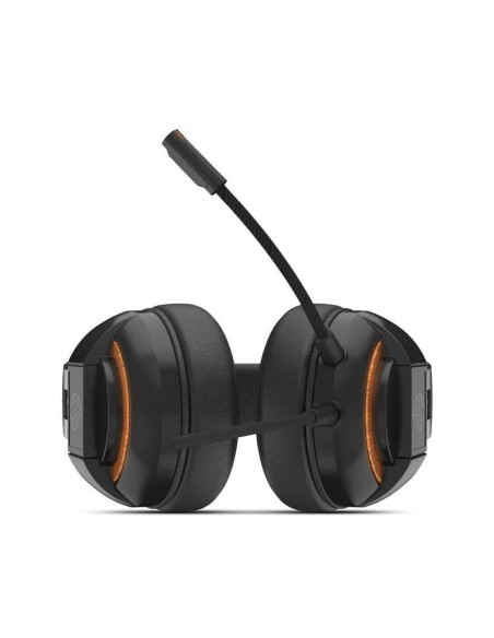 AURICULARES KROM KODE GAMING RGB USB BLACK/ORANGE
