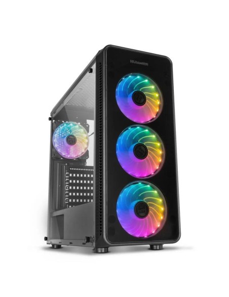 CAJA ORDENADOR GAMING NOX HUMMER TGX RAINBOW ATX RGB BLACK