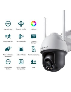 CAMARA IP TP-LINK VIGI PT EXTERIOR 4MP 4MM IR 30M 4G 2