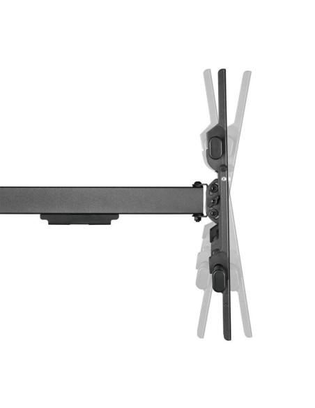 SOPORTE PARED TV/MONITOR AISENS 43-80 50KG GIRATORIO INCLINABLE BLACK