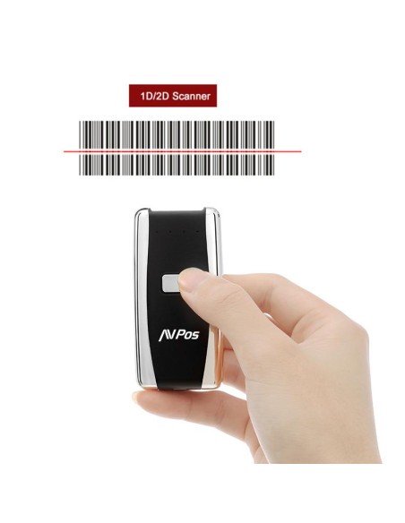 LECTOR CODIGOS AVPOS BT01 PORTATIL BLUETOOTH 1D + 2D + QR