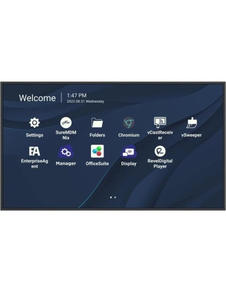 MONITOR DISPLAY PUBLICITARIO VIEWSONIC 43 4K MULTIMEDIA RJ45 VGA HDMI