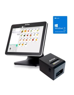 PACK TPV AVPOS K5000 15 TACTIL INTEL N100/8GB/SSD128G/W11P + TC21 USB/LAN