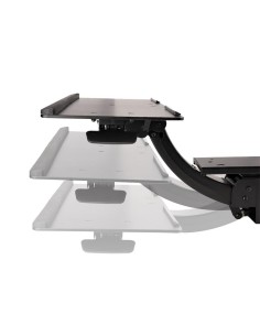 SOPORTE ERGONOMICO BANDEJA PARA TECLADO + RATON 30XM*78CM REPOSAMUÑECAS 2