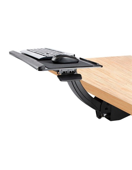 SOPORTE ERGONOMICO BANDEJA PARA TECLADO + RATON 30XM*78CM REPOSAMUÑECAS