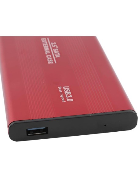 CAJA EXTERNA ONEWAY HDD 2.5 SATA USB 3.0 RED