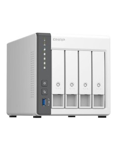 UNIDAD NAS QNAP TS-433-4G RJ45 4 BAHIAS WHITE 2