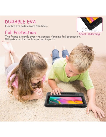 FUNDA PARA SAMSUNG TAB A8 10.5 RUGERIZADA BLACK