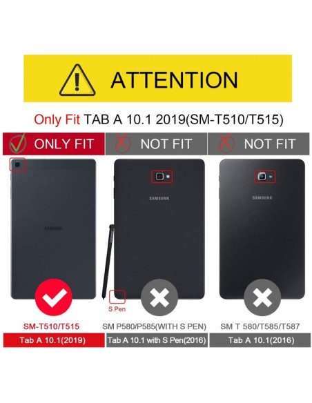 FUNDA PARA SAMSUNG TAB A8 10.5 RUGERIZADA BLACK