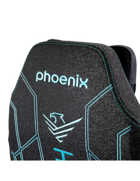 SILLA GAMING PHOENIX TELA MONARCH TALLA R BLACK/BLUE
