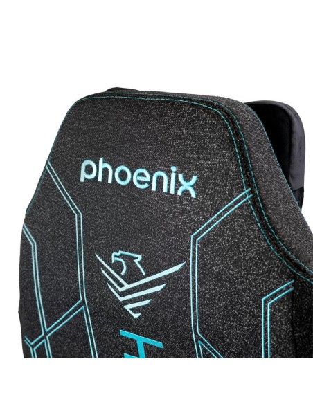 SILLA GAMING PHOENIX TELA MONARCH TALLA XL BLACK/BLUE