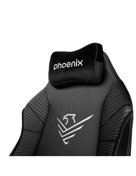 SILLA GAMING PHOENIX CUERO MONARCH TALLA XL BLACK