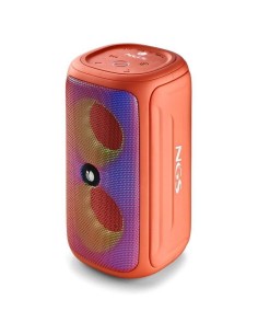 ALTAVOCES NGS ROLLER BEAST RGB PORTATIL WATERPROOF IPX5/BT/USB/AUX/FM CORAL