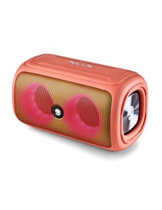 ALTAVOCES NGS ROLLER BEAST RGB PORTATIL WATERPROOF IPX5/BT/USB/AUX/FM CORAL 2