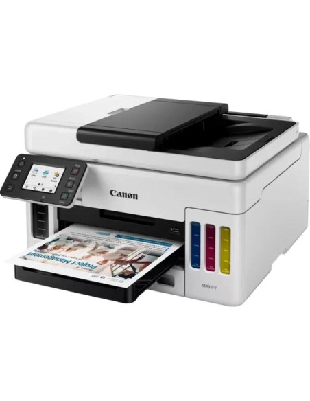 IMPRESORA CANON MAXIFY GX6050 MEGATANK MFP COLOR RJ/45WIFI WHITE