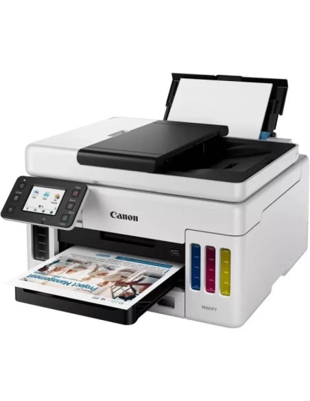 IMPRESORA CANON MAXIFY GX6050 MEGATANK MFP COLOR RJ/45WIFI WHITE
