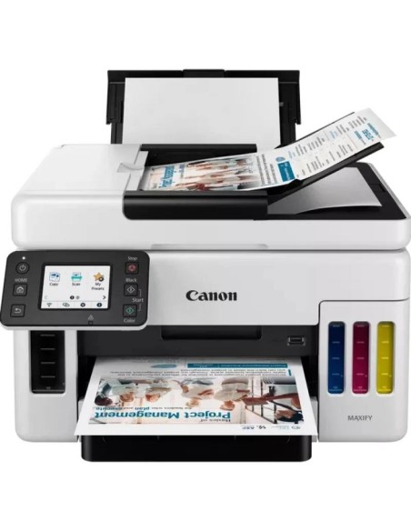 IMPRESORA CANON MAXIFY GX6050 MEGATANK MFP COLOR RJ/45WIFI WHITE