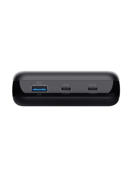 BATERIA EXTERNA 100W USB-A + 2X USB-C BLACK