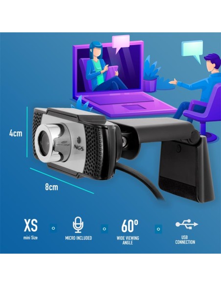 WEBCAM NGS XPRESS CAM 720P HD USB WHITE/BLACK