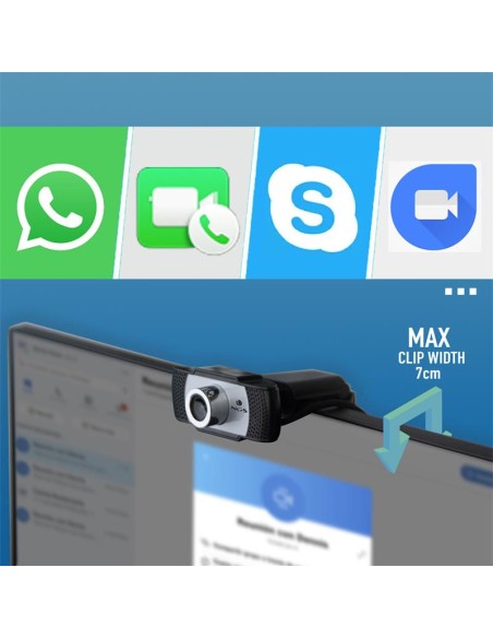 WEBCAM NGS XPRESS CAM 720P HD USB WHITE/BLACK