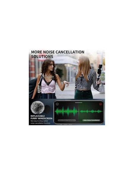 MICROFONO RECEPTOR ONEWAY LIGHTNING LAVALIER 2 MICROFONOS PINZA WIRELESS