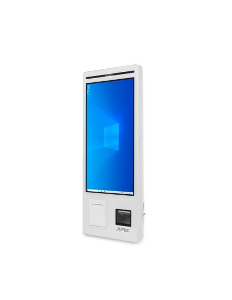 KIOSKO AUTOSERVICIO AVPOS SUELO 24 I3 10TH/8GB/256GB/WIFI/PRINTER/2D WHITE