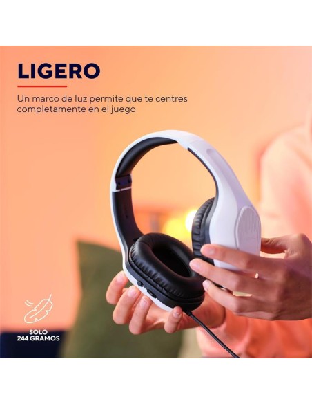 AURICULARES + MICROFONO TRUST GAMING GXT 415PS ZIROX MULTI HEADSET WHITE