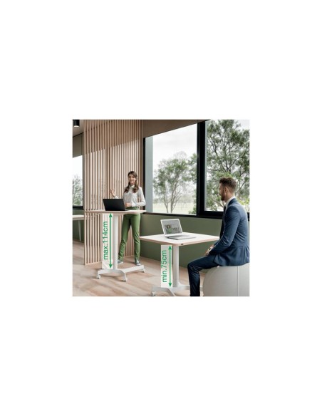 MESA ESCRITORIO LEITZ ELEVABLE COMPACTA ERGO WHITE