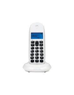 TELEFONO MOTOROLA C1001 CALL BLOCKING DECT WIRELESS WHITE