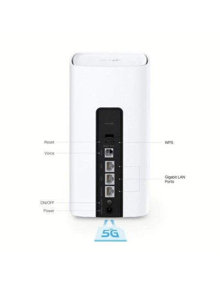 ROUTER TP-LINK NX510V WIFI 6 VOIP GIGABIT 5G WHITE