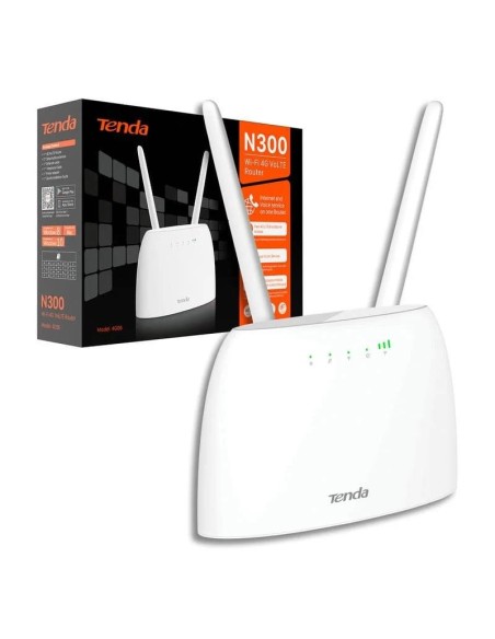 WIRELESS ROUTER TENDA 4G06 WIFI 4G 300MBPS VOLTE