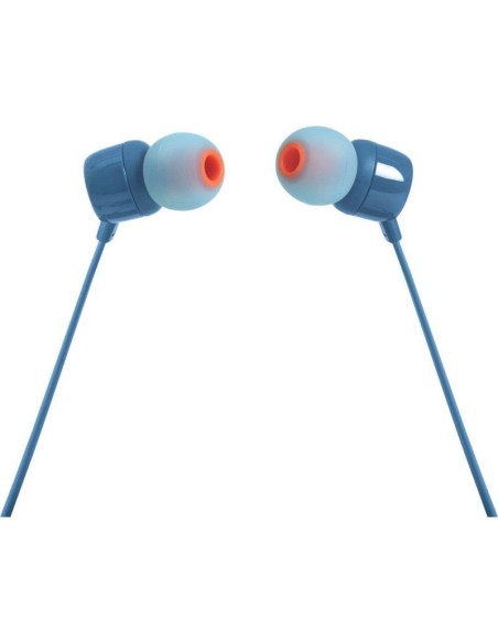 AURICULARES + MICROFONO JBL TUNE 110 IN EAR AUX BLUE