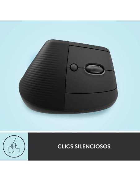 RATON LOGITECH LIFT VERTICAL WIRELESS ERGONOMIC 4000DPI 6 BOTONES BLACK