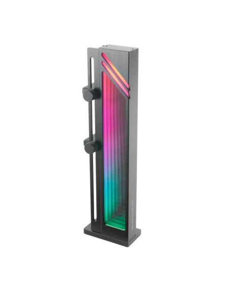 SOPORTE MARS GAMING PARA TARJETA DE VIDEO MAGNETICO RGB BLACK