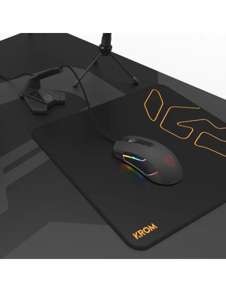 RATON KROM GAMING KOLT RGB USB 4000DPI BLACK