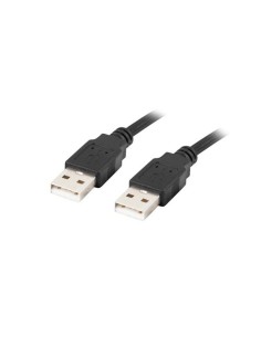 CABLE USB LANBERG USB-A M/M 1.8M BLACK