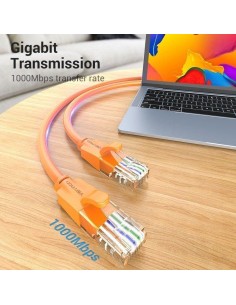CABLE DE RED CAT6 UTP 1M VENTION ORANGE 2