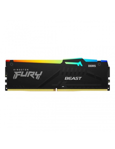 MEMORIA RAM 16GB KINGSTON DDR5 5600MHZ FURY BEAST CL40 1.25V RGB
