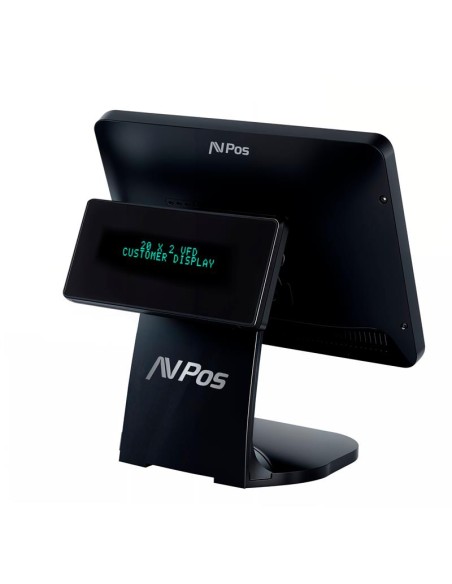 TPV AVPOS K5000 ALUMINIO 15 TACTIL INTEL N100/8GB/128GB/W11P/VISOR 3YR GAR