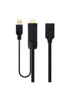CABLE CONVERSOR NANOCABLE HDMI A DISPLAYPORT 20CM BLACK 2